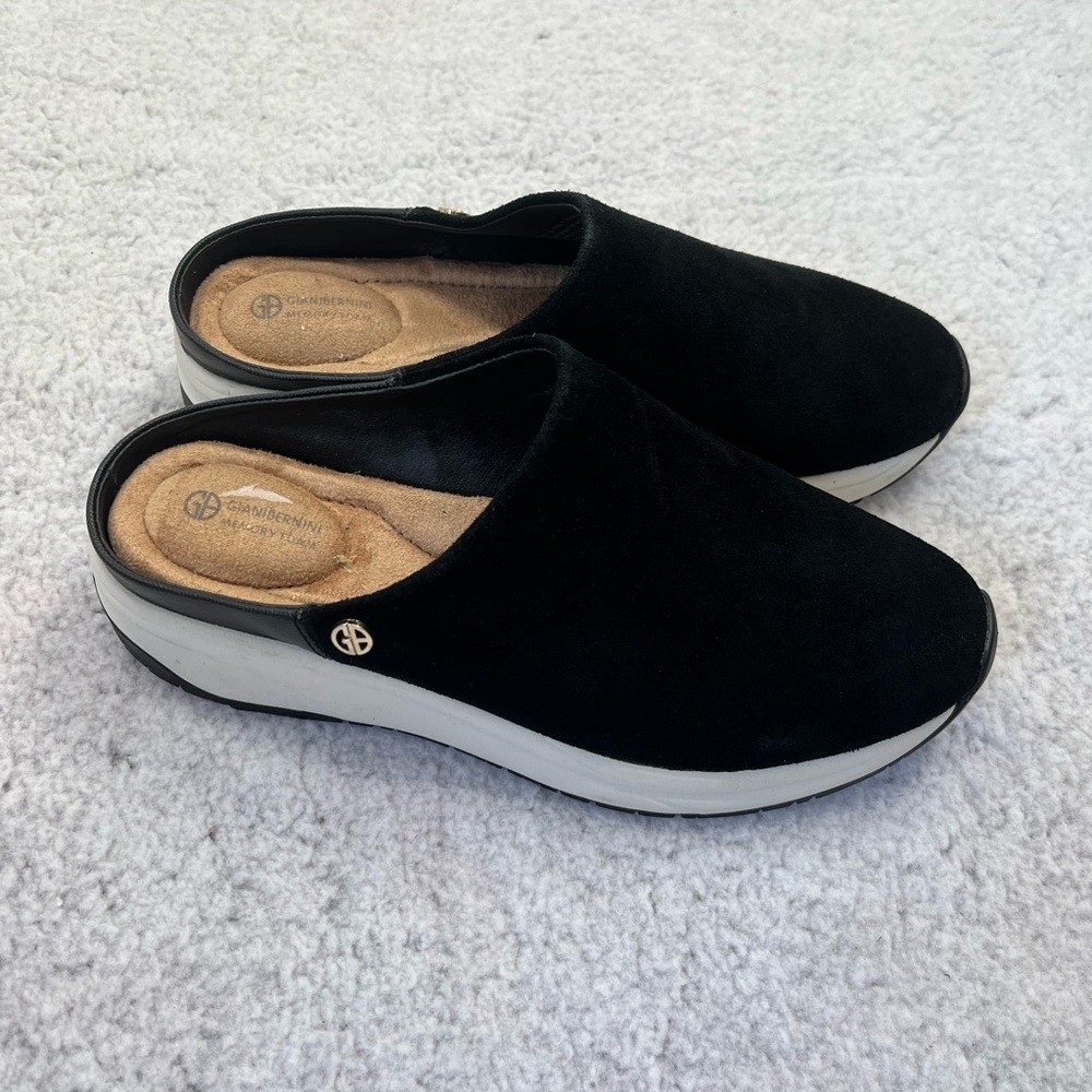 Womens Giani Bernini Black Nathalee Casual Slip On Fashion Sneakers Shoes Size 6 - Picture 2 of 8